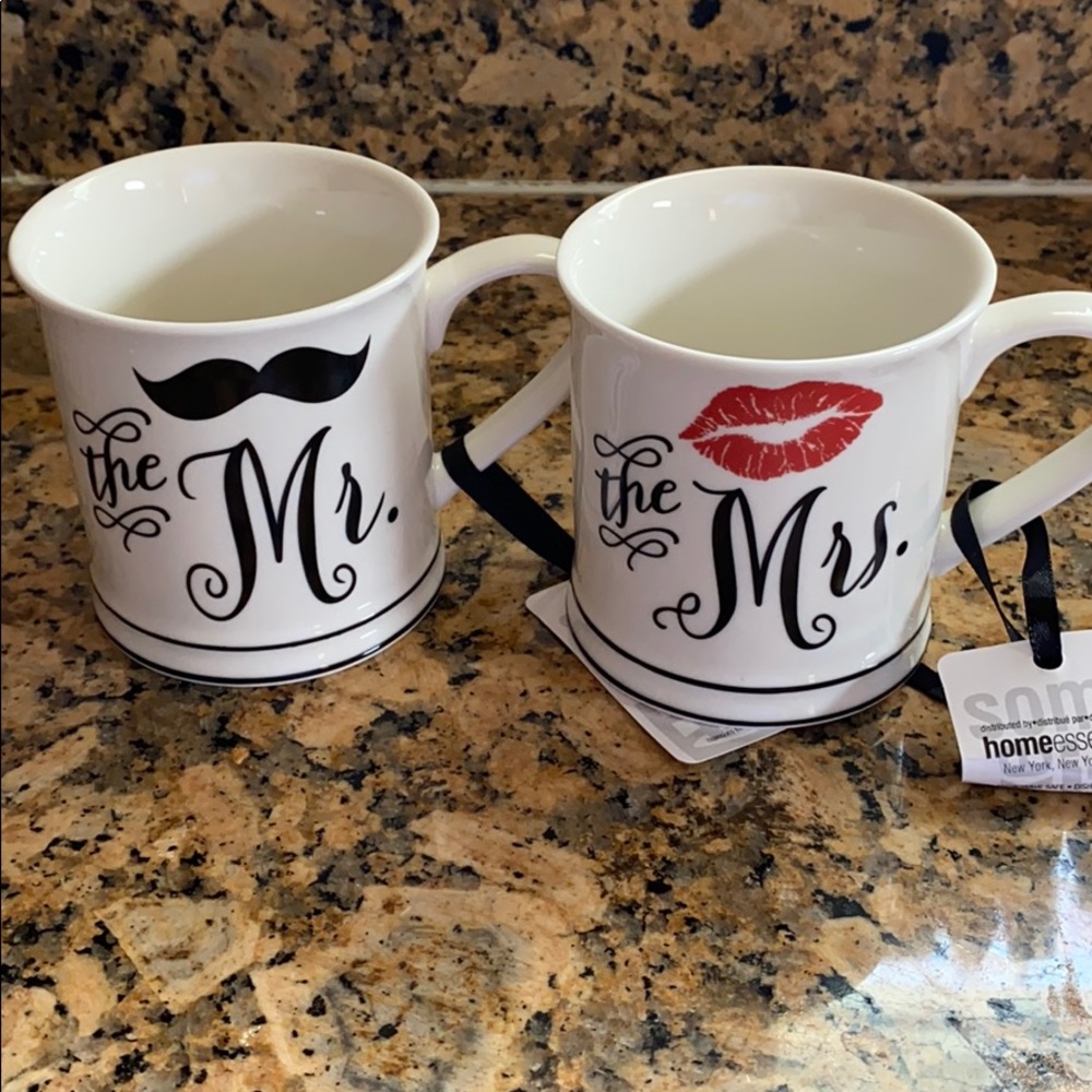 Mr. And Mrs. coffee cup set